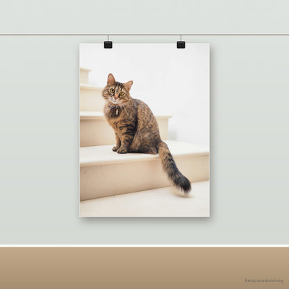 Personalisiertes Tierposter mit deinem Foto (ohne Rahmen)