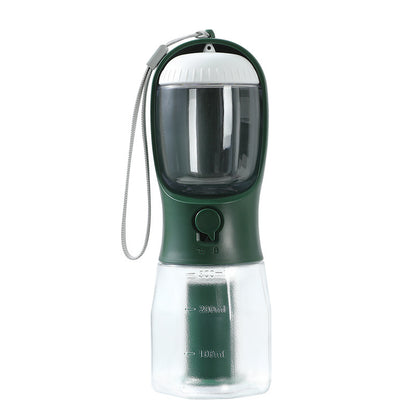 Multifunktionale Hunde Trinkflasche 3-in-1