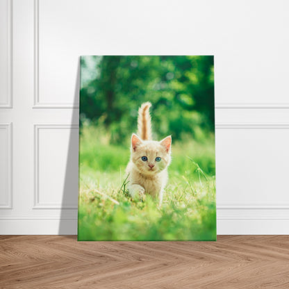 Personalisierte Tierleinwand mit deinem Foto