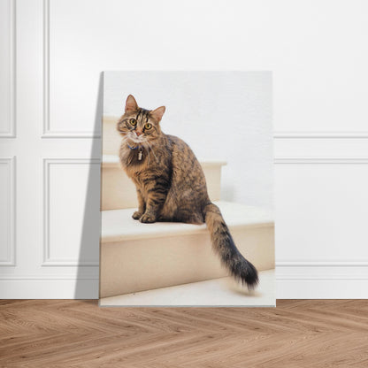 Personalisierte Tierleinwand mit deinem Foto