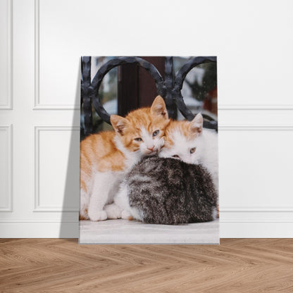 Personalisierte Tierleinwand mit deinem Foto
